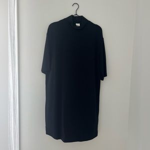 H&M midi black dress